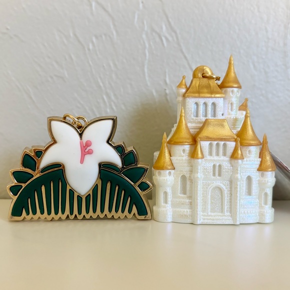 Bath & Body Works Accessories - Bath & Body Works Mulan Flower Comb/Disney Castle Pocketbac Sanitizer Holders